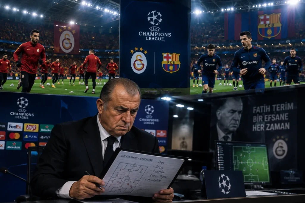Fatih Terim UEFA Göreviyle Sahada: Galatasaray-Barcelona Maçında Teknik Analiz
