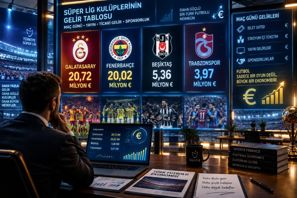 Türk Futboluna UEFA Dopingi: 4 Büyük Kulübün Güncel Gelirleri